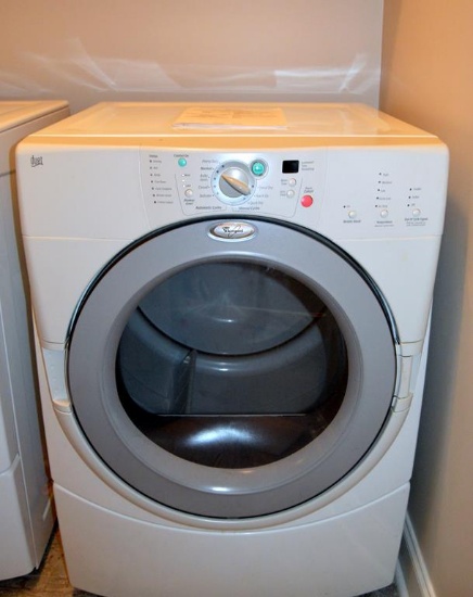 Whirlpool Duet Front Load Dryer, White