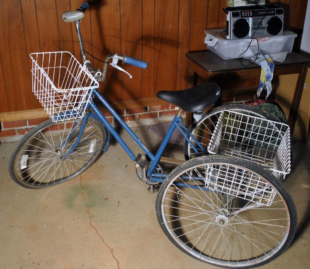 vintage delivery bike