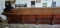 Early 20 C. Old Heart Pine Old Piedmont SC Mill Store Counter, Bead Board Front, 4 Drawers In Back
