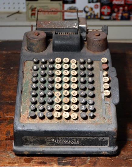 Antique Burroughs Adding Machine, Type 3