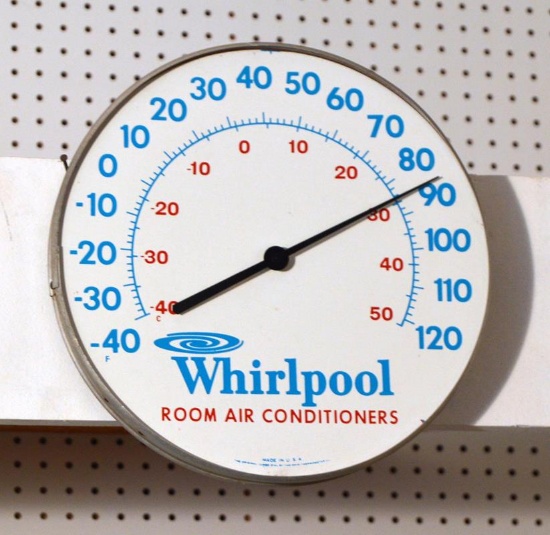 Vintage Whirlpool Room Air Conditioners Thermometer