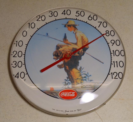 Norman Rockwell Coca-Cola Thermometer