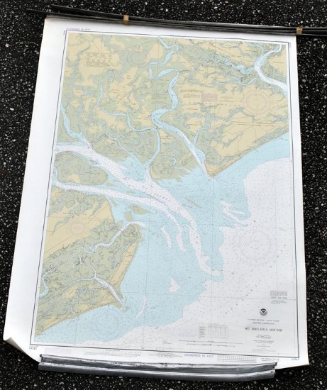 NOAA Map of St. Helena Sound, SC