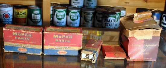 Lot of Vintage MoPar Automotive Parts & Boxes As Shown, Plymouth