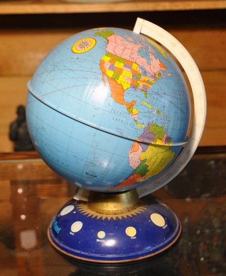Vintage Ohio Art “The Blue Planet” Globe