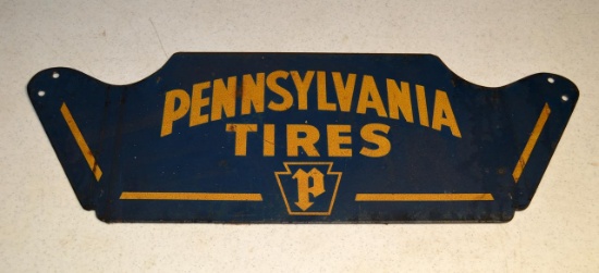 Antique Metal Pennsylvania Tires Sign