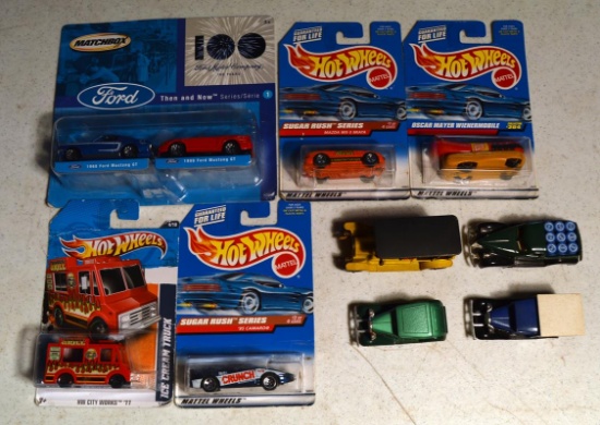 Lot of NIP Hot Wheels and Matchbox Vehicles