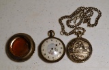 Lot of Pocket Watches / Parts; Middle One Is Very Old