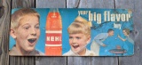 Vintage Nehi Cardboard Advertising Sign “ Your Big Flavor Buy”