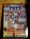 Fry's Chocolate and Cocoa Repro Sign