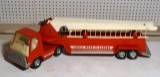 Vintage Metal Nylint Aerial Hook-N-Ladder Toy Fire Truck