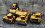 Lot of 3 Vintage Metal Tonka Toy