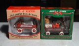 Lot of 2 Radio Flyer Wagon Replicas Holiday Ornaments in Original Boxes