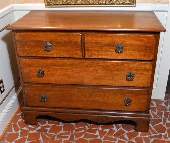 Vintage Cherry Dresser Chest, 2 over 2