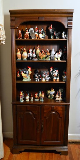 Vintage Curio Cabinet & Hutch