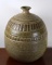 Contemporary Jeff Greene Salt Glazed Ceramic Art Bottle