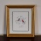 Webb Garrison (American, 20th C.) Cardinals, Art Print, Artist Signed In Pencil, Framed