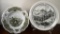 Lot of 2 German Porcelain Decorative Plates