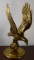 Decorative Brass Eagle Figurine, 12” H