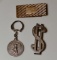 Money Clip and Key Ring Lot (Gold Filled or Sterling Silver)