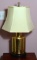 Oriental Design Brass Table Lamp