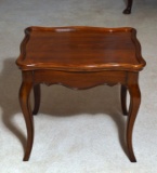 Cherry Queen Anne Style Accent Table or Tea Table