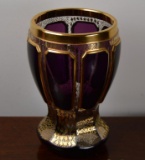 Amethyst Art Glass Goblet