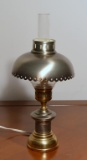 Small Accent Electric Table Lamp, Oil Lamp Style