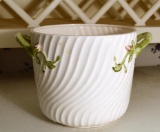 Medium Sized Fitz & Floyd Porcelain Jardiniere w/ Handles