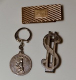 Money Clip and Key Ring Lot (Gold Filled or Sterling Silver)