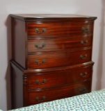 Vintage Mahogany Chest On Chest 3 Over 3, Lots 27-30 Match