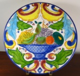Ceramar Spain Handpainted Decorative Plate