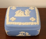 Wedgwood Blue Jasperware Lidded Box