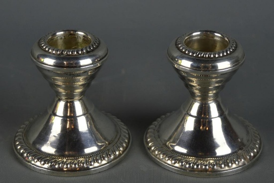 Sterling Candle Holders