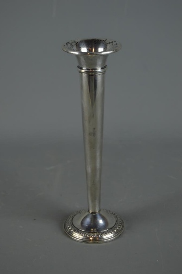 Rogers Sterling Silver Vase with Weighted Bottom