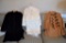 Lot of 3 Ladies Coats: Ban Repub Size M Black Wool M, Tulle White Sz M Wool Viscose Blend and...