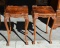 Pair of Chippendale Style Mahogany Side Tables