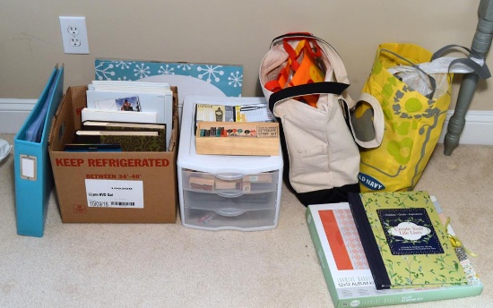 Lot of Crafting, Scrapbook, Stamping Items, Markers, Pens & Paper