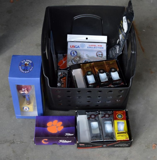 Lot of New Golf Items: Balls, Glove, Etc