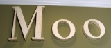 “Moo” 3D Letters Decor