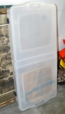 Rubbermaid Rolling Underbed Storage w/ No Damp Dessicants