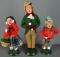 Lot of 3 Byer's Choice Carolers, Tallest is 13”