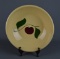 Vintage Watt Yellowware #39 Apple Bowl, Handpainted, 13 inches Diam.