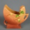Vintage Roseville USA “Snowberry” Red 6” Pillow Vase, #IFH-6