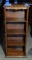 Vintage Narrow Profile Maple Bookcase