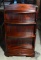 Contemporary Mahogany Bookcase / Curio Shelf