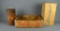 Lot of 3 Advertising Items: Tin, Crate, Box