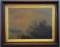 Continental School, 19th C. Oil On Canvas, River Landscape, Framed