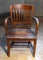 High Point Bending & Chair Co. Vintage Industrial Wooden Desk Chair