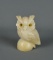Carved Alabaster Owl Paperweight